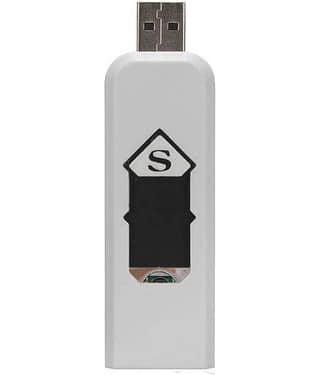 Bentag White USB Lighter ( Pack of 1 )