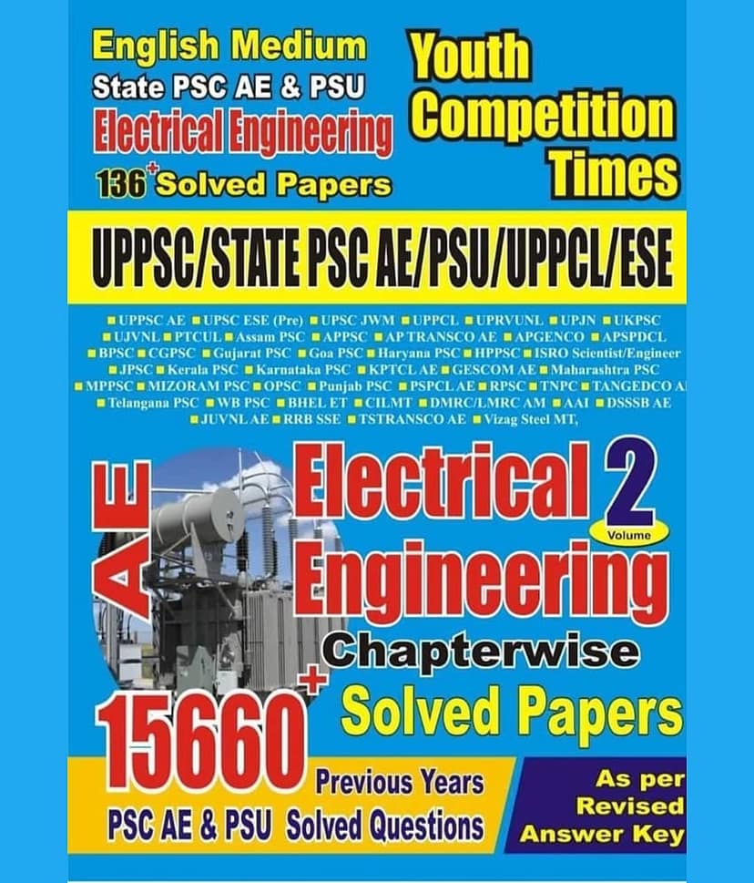 Ae Electrical Engineering Vol+2\nChapterwise Solved Paper (English Medium ) (Paperback, Yct)
