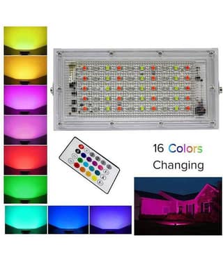 KT2 50 Watts IP 66 Flood Light RGB - Pack of 1