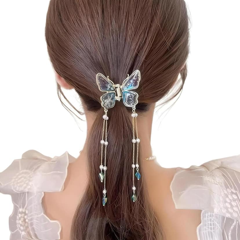 Butterfly Hair Claw Clip for Women view 2