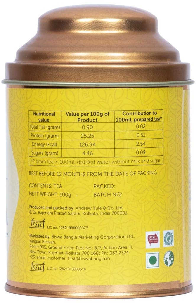 300g 1st Flush Darjeeling Tea - (Mim, Makaibari & Goodricke Tea Gardens) - 100g per caddy view 4