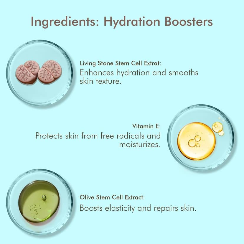 VEDICDERM Nano Gold Dewy Hydra Gel Moisturizer SPF 45 PA++++ | Matte Finish & Oil-Free Hydration | With Olive Squalane, Aloe Vera & Vitamin E | Refreshing, Lightweight, Non-Greasy Formula for Oily Skin | 50g view 3