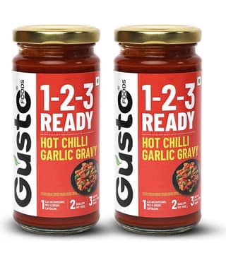 Gusto Foods Instant Hot Chill Gravy 250 gm Each (Pack of 2)