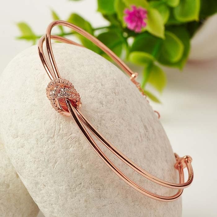 Rose Gold Knot Kada view 3