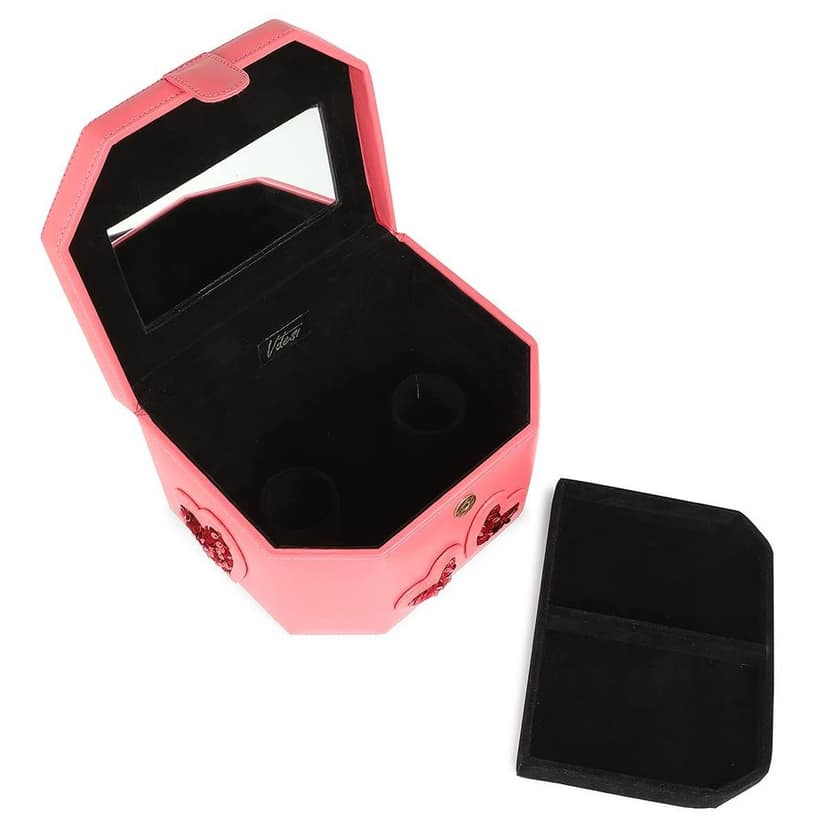 Carrot Pink Hearts Vanity Box view 6