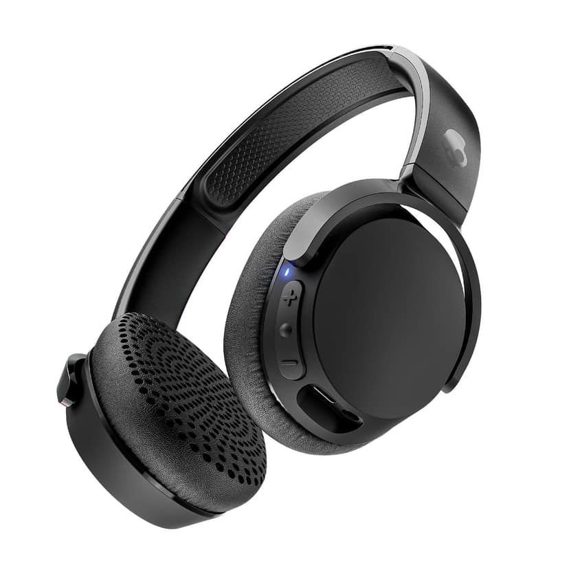 Skullcandy Riff BT-2 On-Ear Wireless Headphones, 34 Hr Battery, Microphone, Works with iPhone Android and Bluetooth Devices - Black