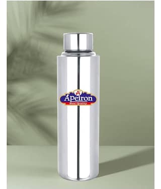 APEIRON FRIDGE WATER BOTTLE Silver 1000 mL Stainless Steel Water Bottle set of 1