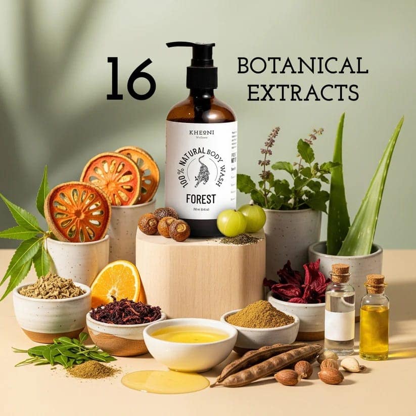 100% Natural Body Wash-Forest view 3