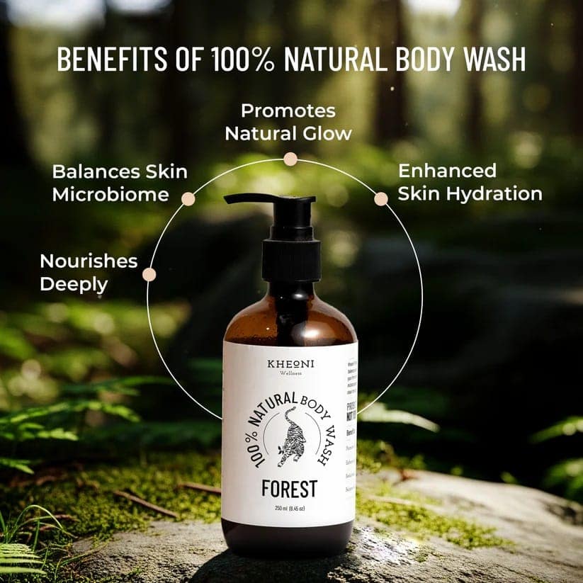 100% Natural Body Wash-Forest view 4