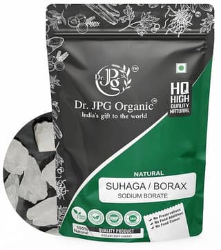Dr. JPG Organic Pure SuhagaTankan Whole 100g / Borex/ISO & GMP Certified.