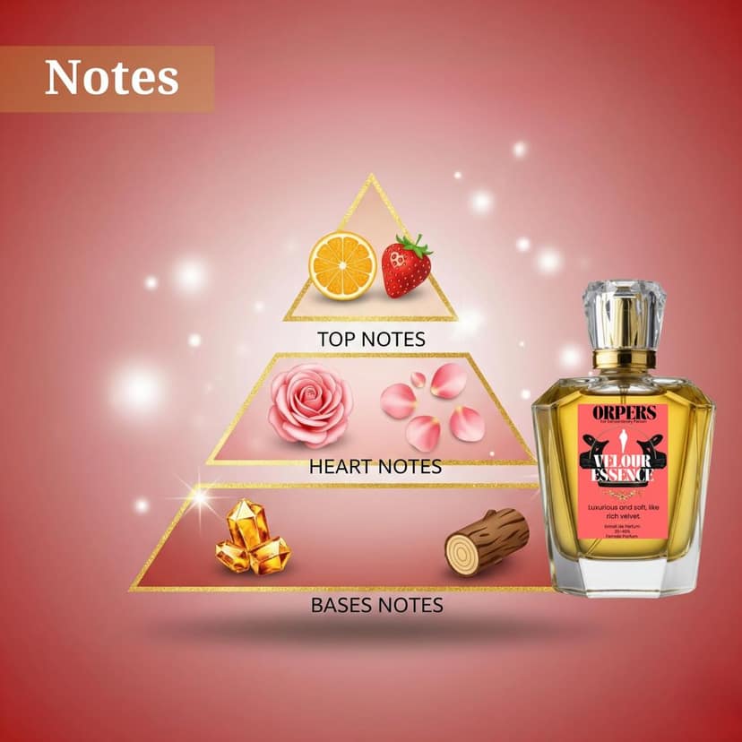 ORPERS Velour Essence Extrait de Parfum for Women | Velvet Rose Mystique | 100ml | 40% Oil Concentration view 3