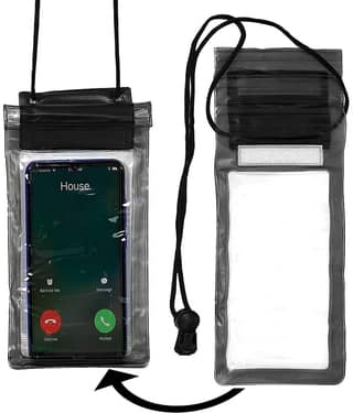 Mounted Strap with Waterproof Pouch for Mobile Phones | Universal Waterproof Pouch Cellphone Dry Bag Case 1pc