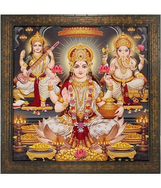 Indianara - Religious Painting With Frame