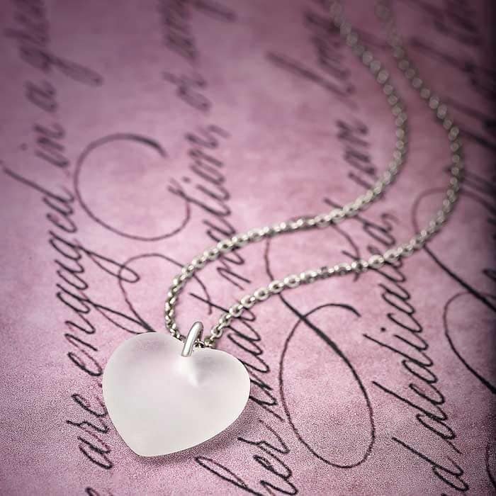 Silver Mi Amor Pendant with Chain view 3