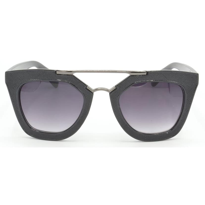 Hrinkar Grey Rectangular Sunglasses Styles Black Frame Glasses for Men & Women - HRS404 view 2