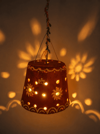 Handcrafted Gomay Lamp | Traditional Eco-Friendly Diya for Pooja & Festive Décor