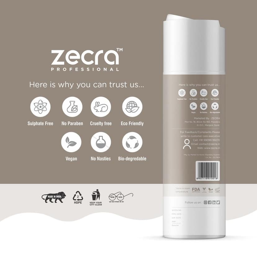 Zecra Body Wash With Blast Of caffeine view 5