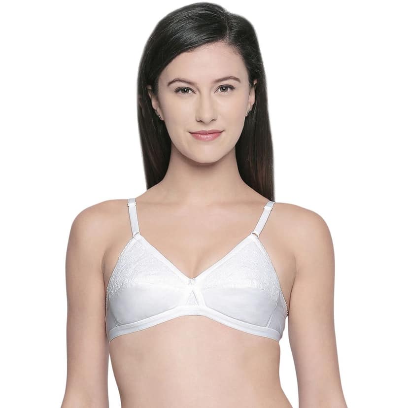 Bodycare Cotton Lightly Padded Non wired Tshirt Bra-Pack of 3 view 2