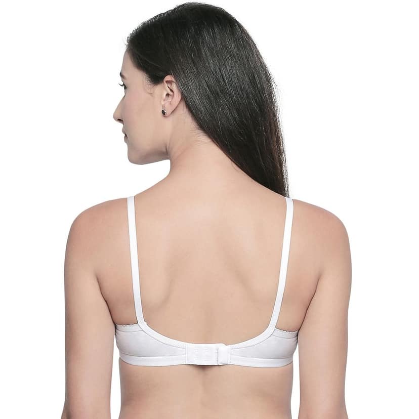 Bodycare Cotton Lightly Padded Non wired Tshirt Bra-Pack of 3 view 4