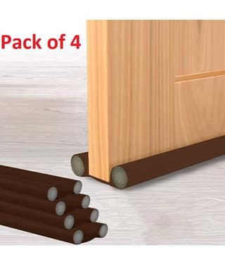 SMARTCAM Flexible Door Bottom Sealing Strip Guard Sealer Stopper Weather Strip Wind Dust Blocker Protector(4)