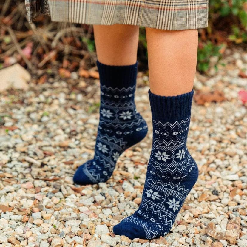 Sockscarving Pack of 5 Calf Length Socks, Warm Edition, Made With Durable & Breathable Cotton, Free Size, Suitable for all Season, Soft & Breathable, Daily Use view 2