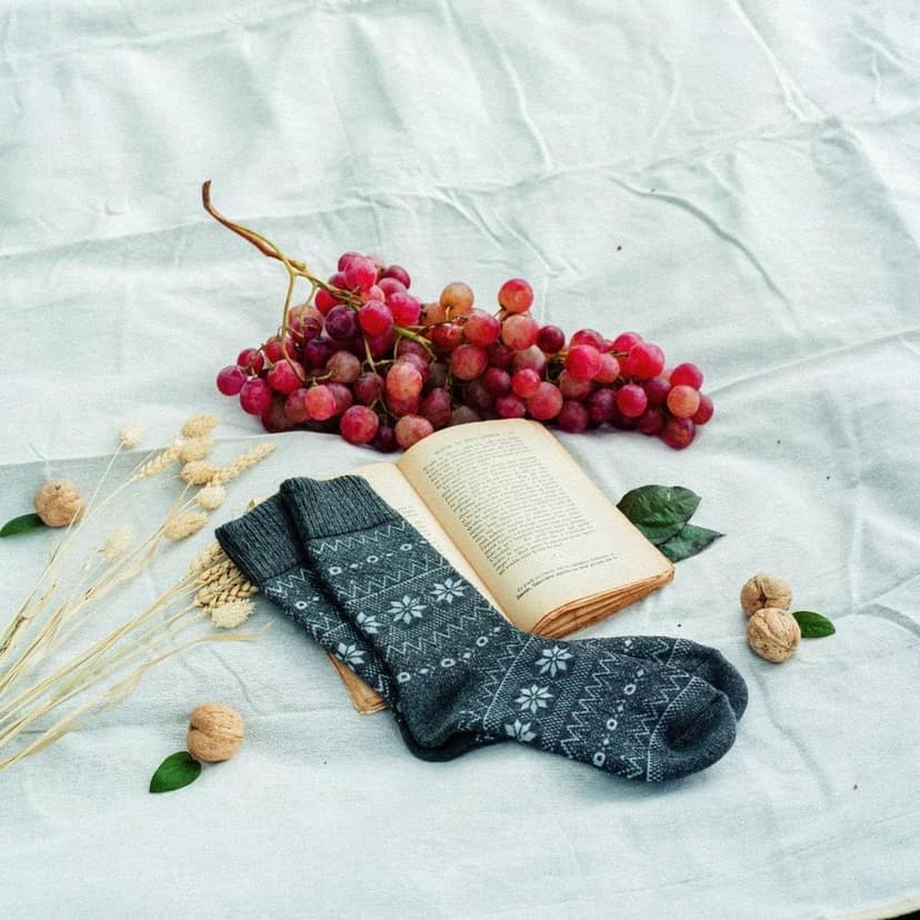 Sockscarving Pack of 5 Calf Length Socks, Warm Edition, Made With Durable & Breathable Cotton, Free Size, Suitable for all Season, Soft & Breathable, Daily Use view 5