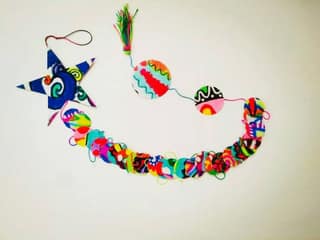 COLORFUL SMALL CIRCLE BUNTING