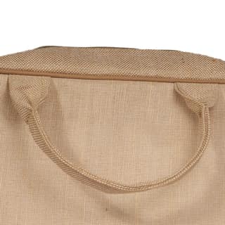 Jharcraft Jute Laptop Bag With Print (BG00664)