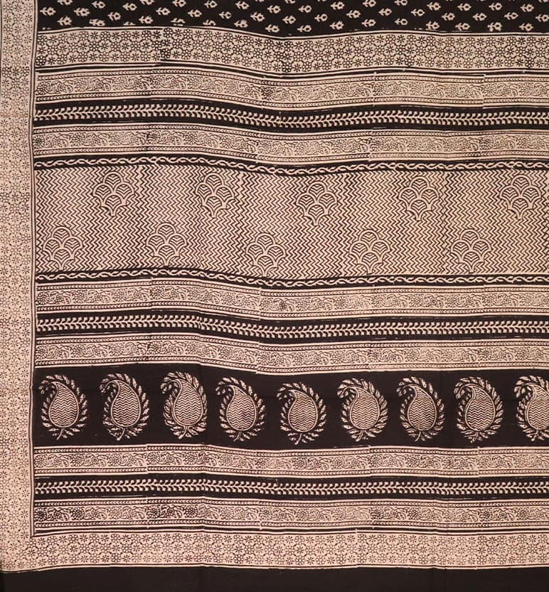 Hand Block Printed Bagh Cotton Dupatta view 2