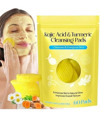 Colorstock Kojic Turmeric Cleansing Pads Wet Wipes ( 60 Pcs )