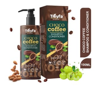 TREYFA Choco Coffee Shampoo Conditioner for Hair Fall Control, hair growth| Man & Women (100ml)