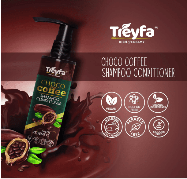 TREYFA Choco Coffee Shampoo Conditioner for Hair Fall Control, hair growth| Man & Women (100ml) view 6