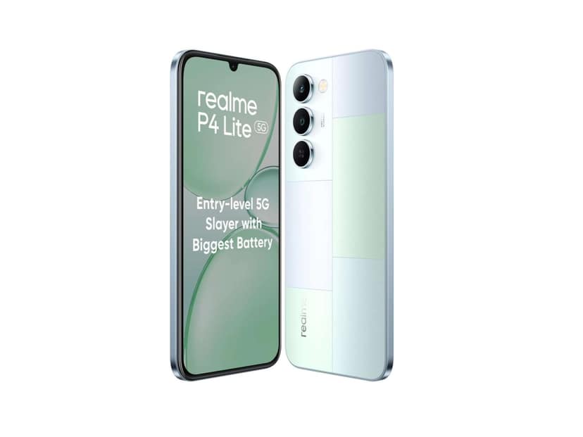 Realme P4 Lite 5G Smartphone, 4GB RAM, 64GB Storage - Mosaic Green view 2