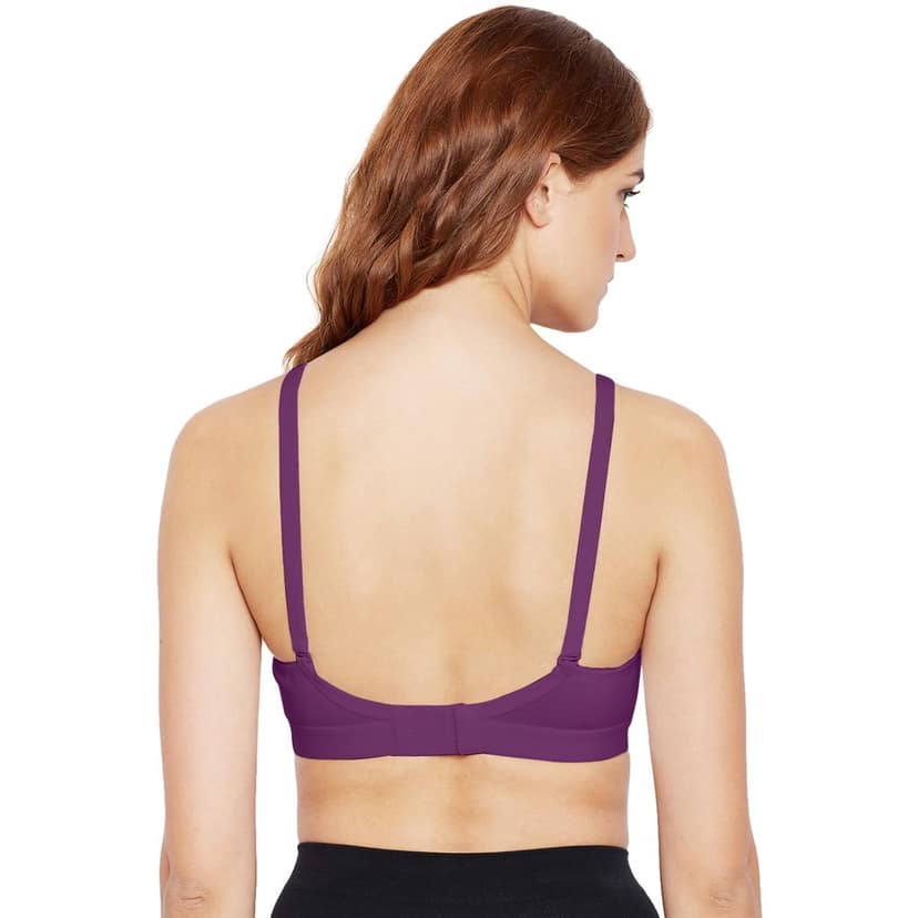 Bodycare 100% Cotton Non Padded Non wired Seamless Bra-Pack of 3 view 4