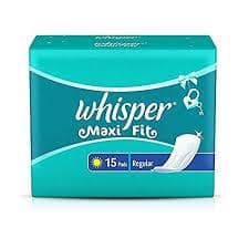 WHISPER MAXI FIT 15 PADS