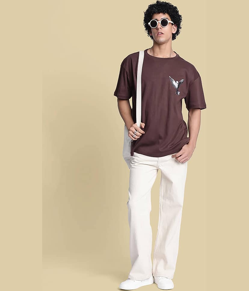 Bene Kleed Clean Look Men's Jeans - Beige ( Pack of 1 ) view 5