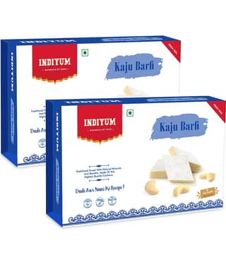 Indiyum Mithai Kaju Katli 200 gm Pack of 2