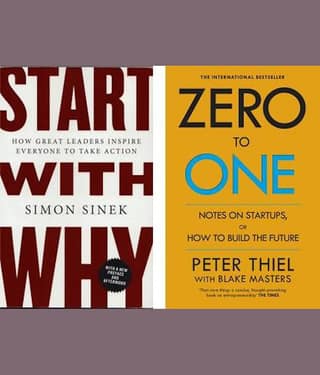 Zero To One + Start With Why (Paperback, PETER THEIL, SIMON SINEK)