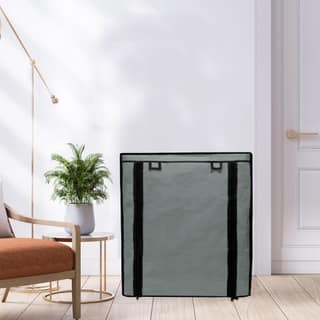 Philoshop 4 Layer Metal Shoe Rack with Dustproof Cover – Compact & Durable Organizer