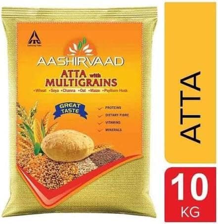 AASHIRWAD MULTIGRAINS ATTA 10 KG