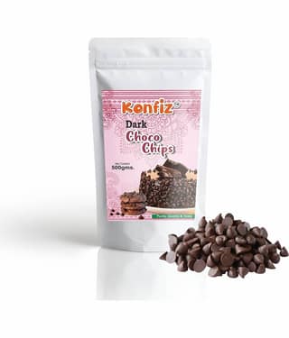 KONFIZ Dark Choco Chips Dark Chocolate 500 g
