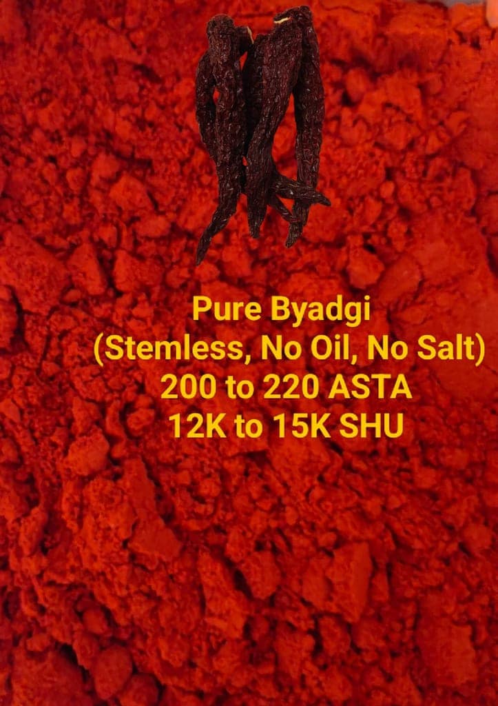 Namma Byadgi's Pure BYADGI RED Chilli Powder | Stemless Chilli Powder | Perfect for Colorful and Mild Spicy Recipes | No Oil | No Salt - 1 KG view 4