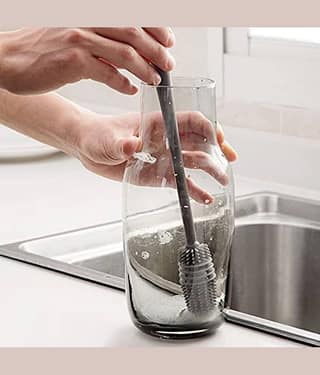 BHAVYTA COSMETIC Sponge Brush Bottle Cleaning Brushes