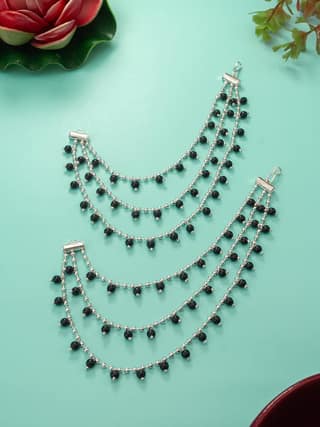 Morison Crystal Studded Jhumka Earrings Sparkle with Tradition