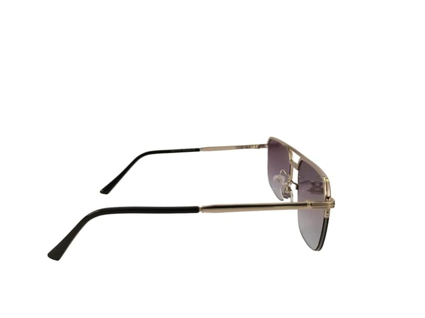 MD Style UV Protected Full Rim Square Vintage Metal Frame Sunglasses/Unisex Sunglasses view 5
