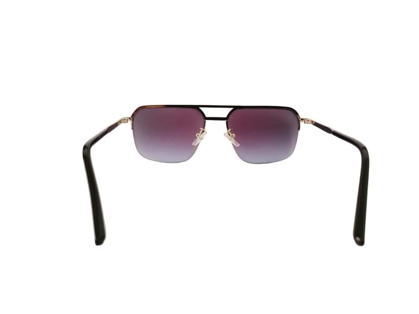 MD Style UV Protected Full Rim Square Vintage Metal Frame Sunglasses/Unisex Sunglasses view 6