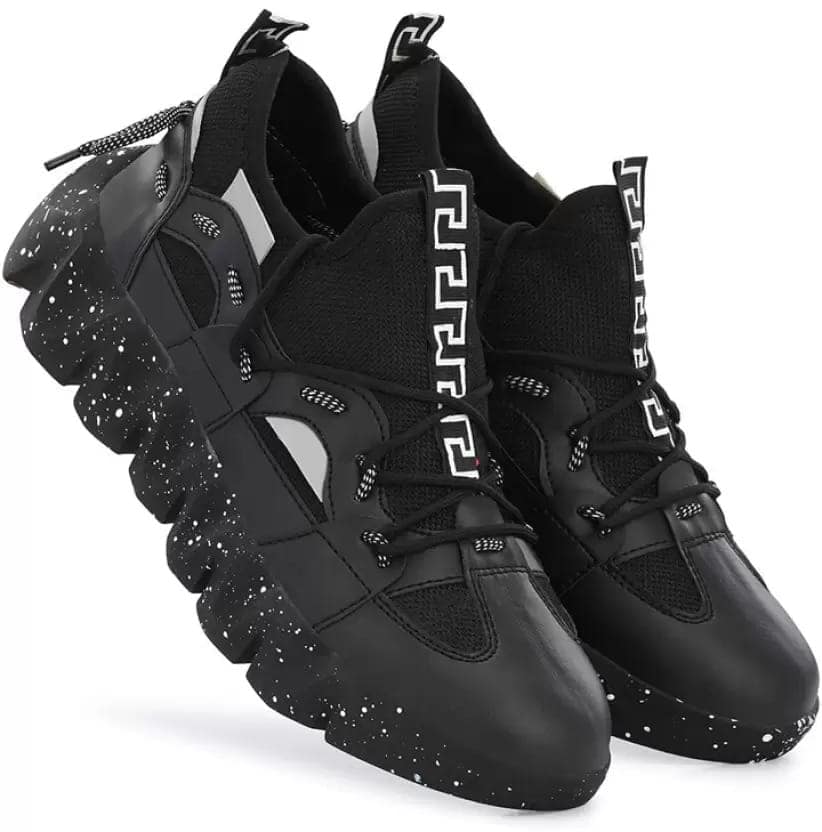 WOYAK Men Mesh Lace-Up Walking Running Jogging Breathable Shoes view 2