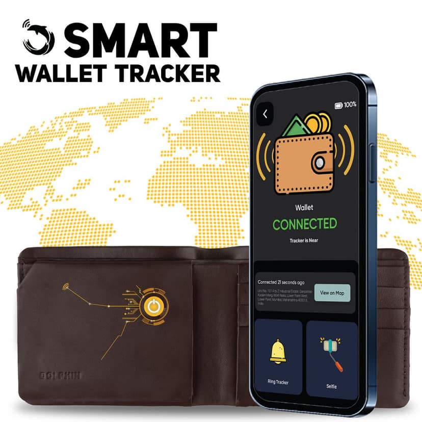 tag8 Dolphin Smart Leather Wallet for Men (brown) view 5
