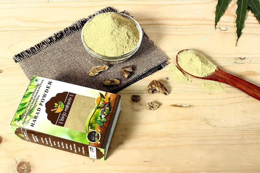 BrijBooti Badi Harad Powder - Yellow Terminalia Chebula Powder view 2