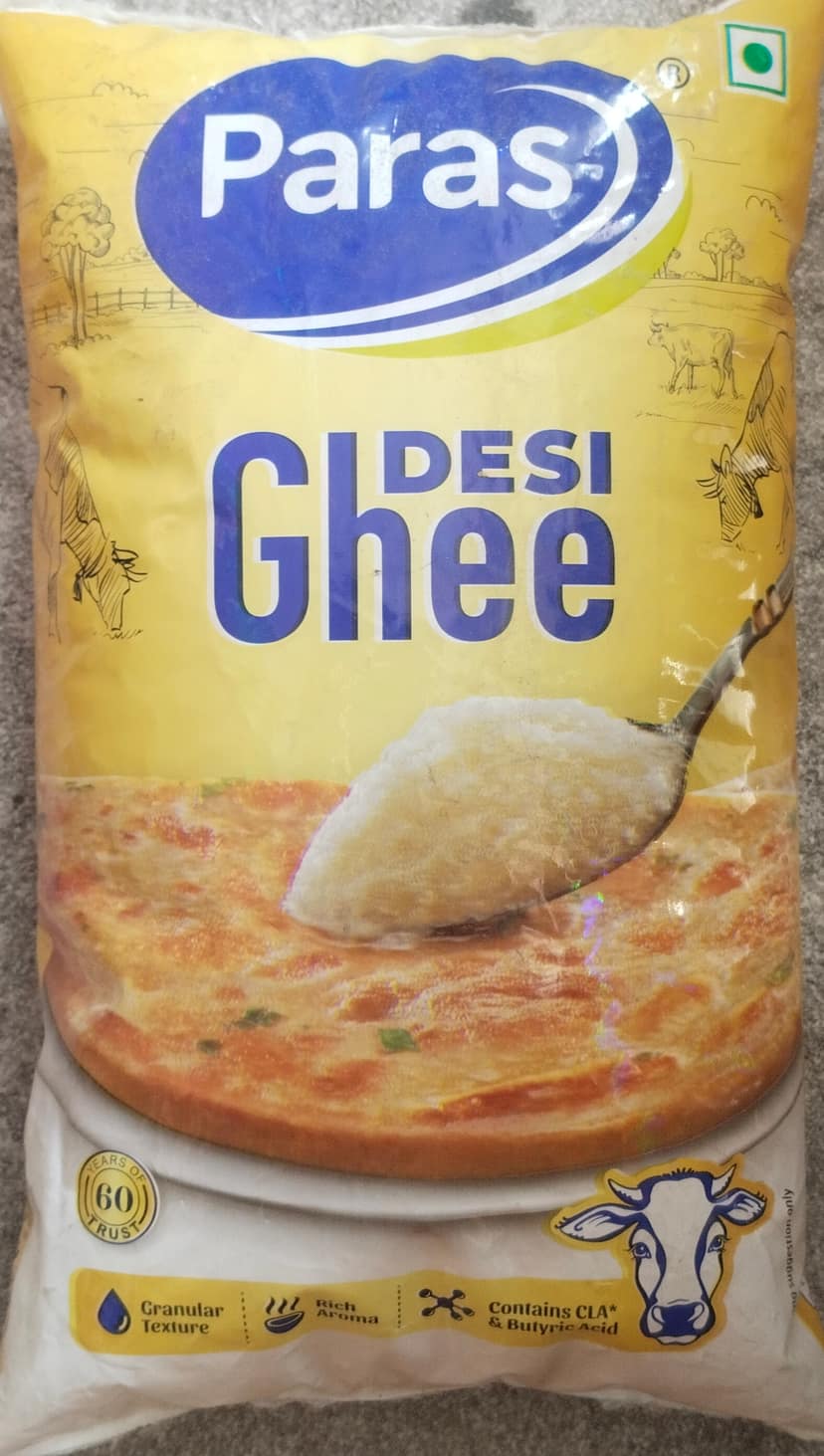 Paras Desi ghee pouch 1 litre